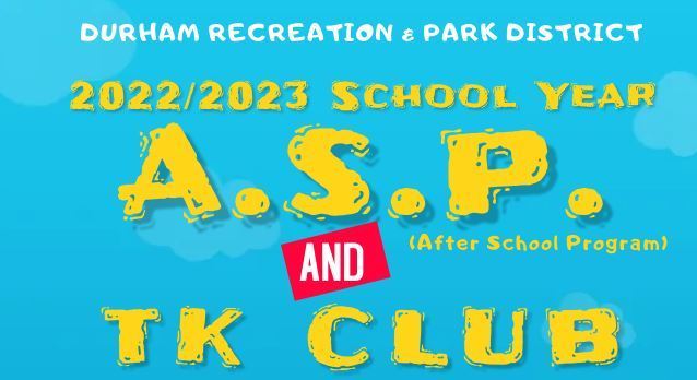 Durham Parks and Rec ASP and TK club Flyer