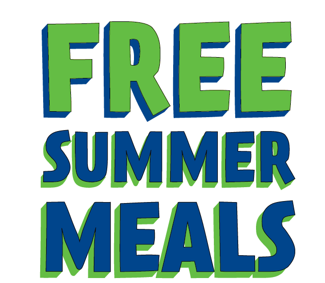 Text that says "Free Summer Meals"